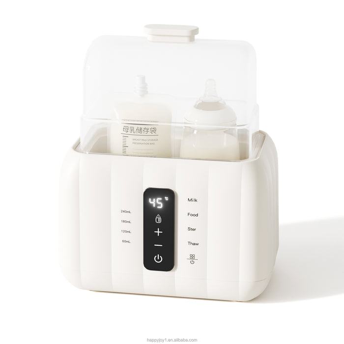 High Speed Bottle Heater Multifunctional Milk Warmer Suitable for 2 Bottles Keeps Heat 72 Hours Accurate Temperature Control Automatic Shutdown