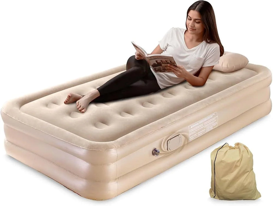 3x6 Inflatable Air Mattress with Built in Air pump for Inflation