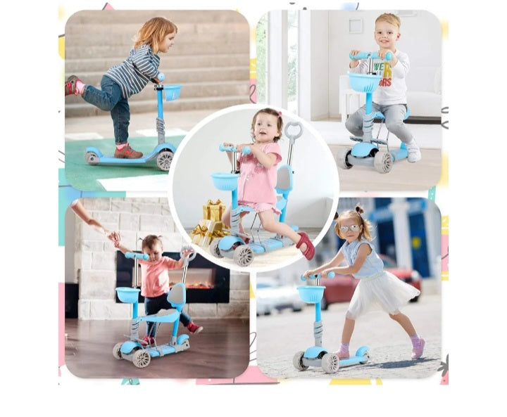 Moni Bubblegum children's scooter 2 in 1