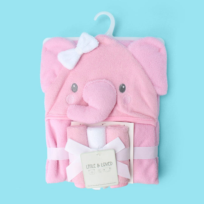 Cozy Hooded Baby Towel Set - Little People Gears