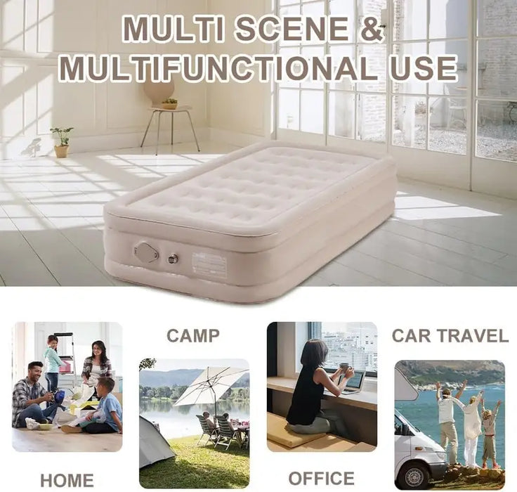 3x6 Inflatable Air Mattress with Built in Air pump for Inflation
