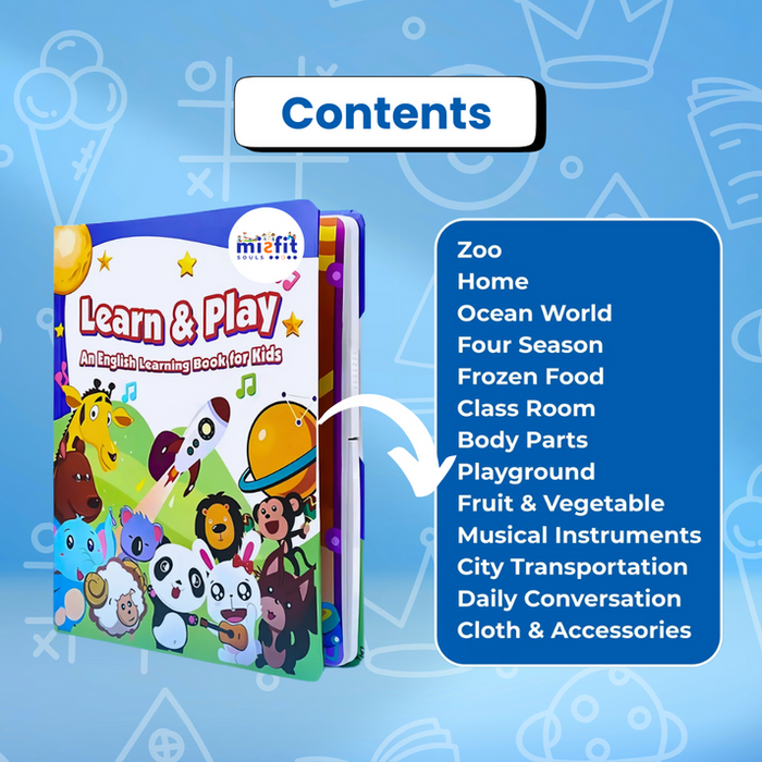 Learn & Play Educational Sound Book for Kids