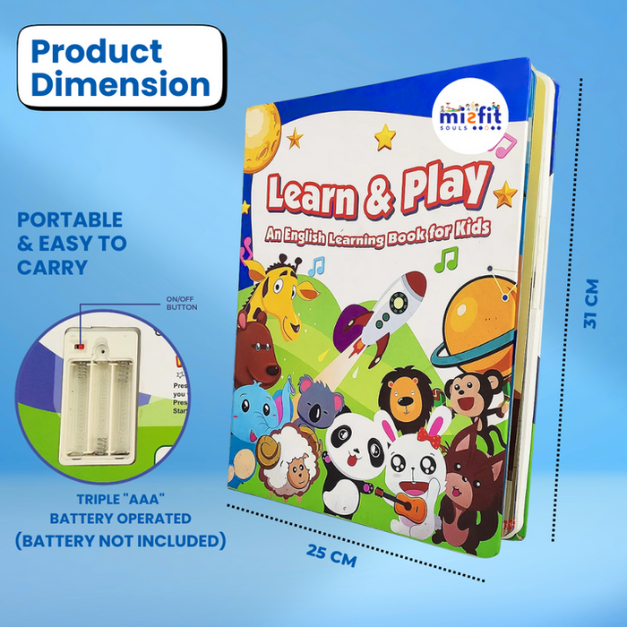 Learn & Play Educational Sound Book for Kids