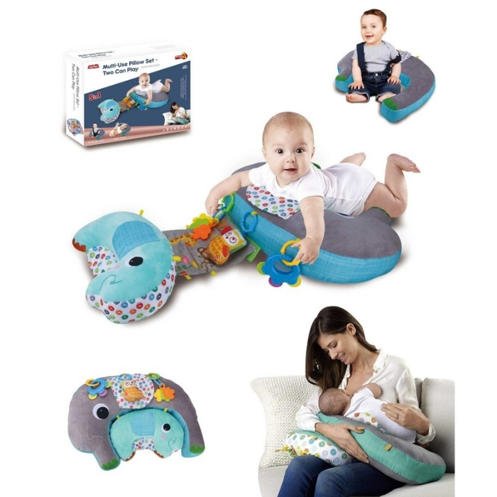 5 in 1 Baby Multi-use Pillow – Elephant