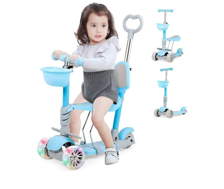 Moni Bubblegum children's scooter 2 in 1