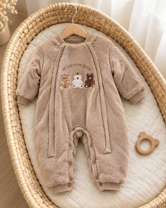 Hello! Cute Bear Heavy Romper