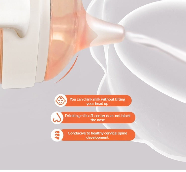 2-in-1 Yeselino Baby Sippy Cup  Anti-Choke Leak-Proof Oral-Friendly Learning Cup 24ml