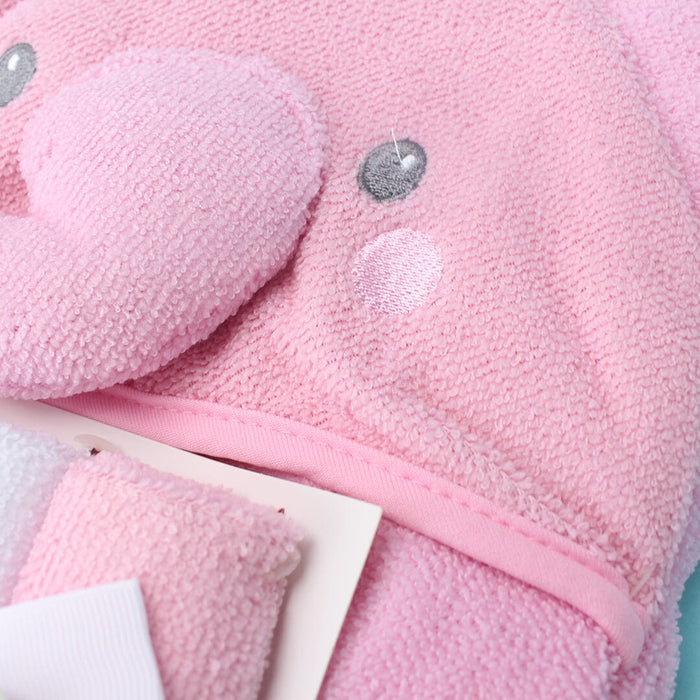 Cozy Hooded Baby Towel Set - Little People Gears