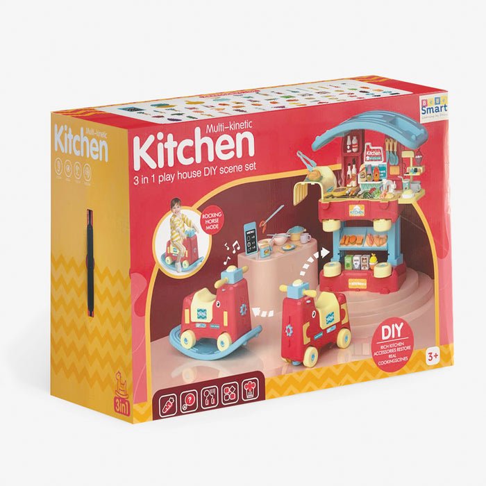 3in1 Multi-Kinetic Ride on Kitchen