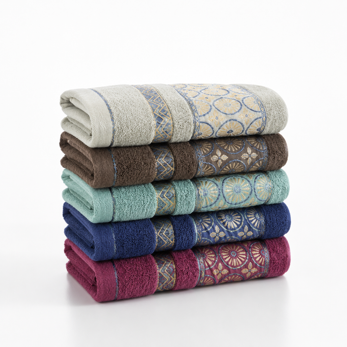 Luxe Patterned Towel